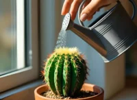 How often to water mini cactus indoors